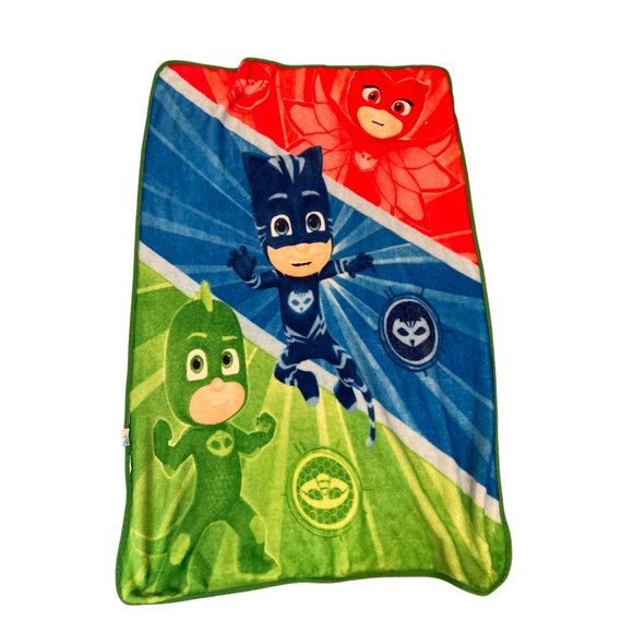 PJ Masks Kids Fleece Throw Blanket 50" X‎ 60" - Picture 2 of 2